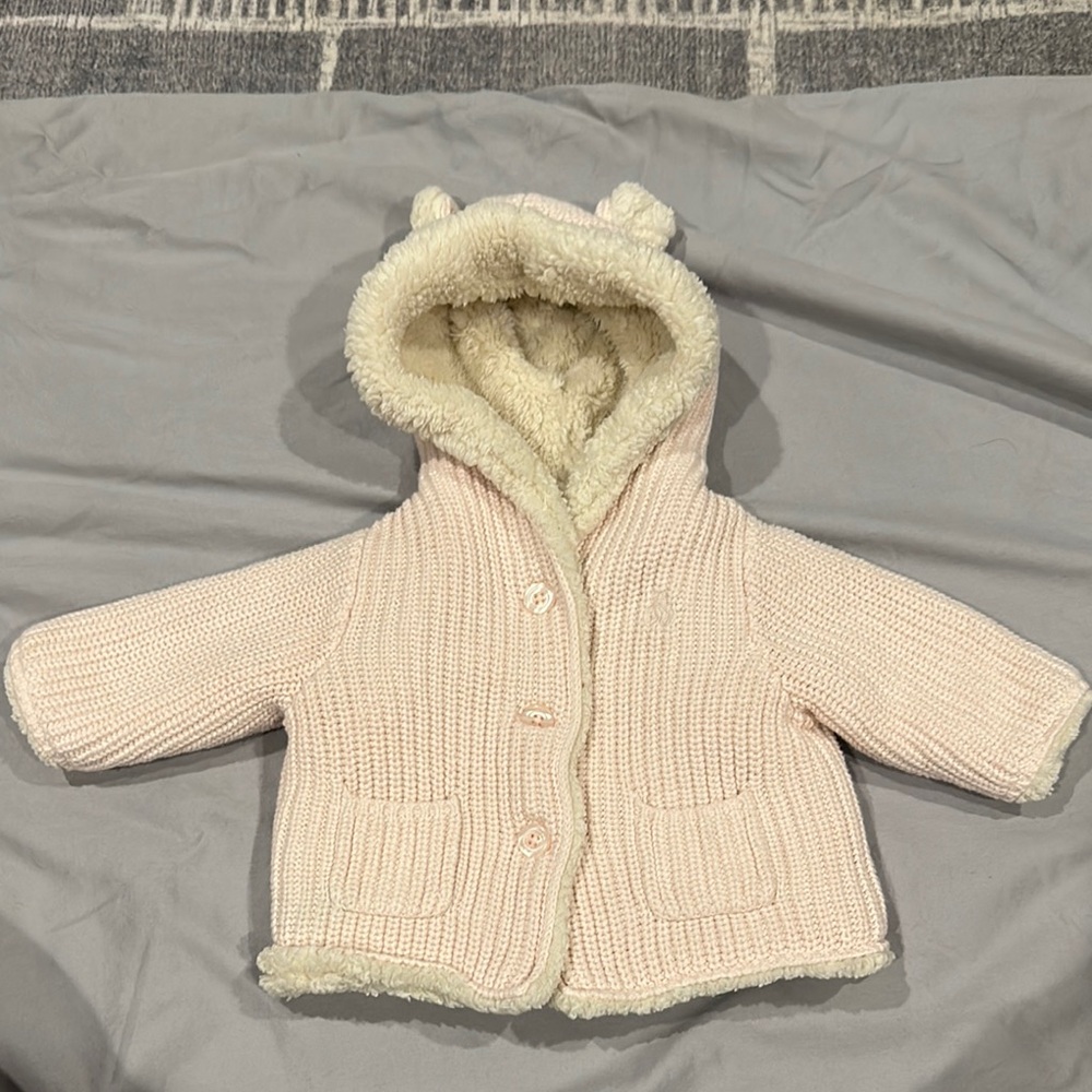 Baby GAP Cream Knit Hoodie